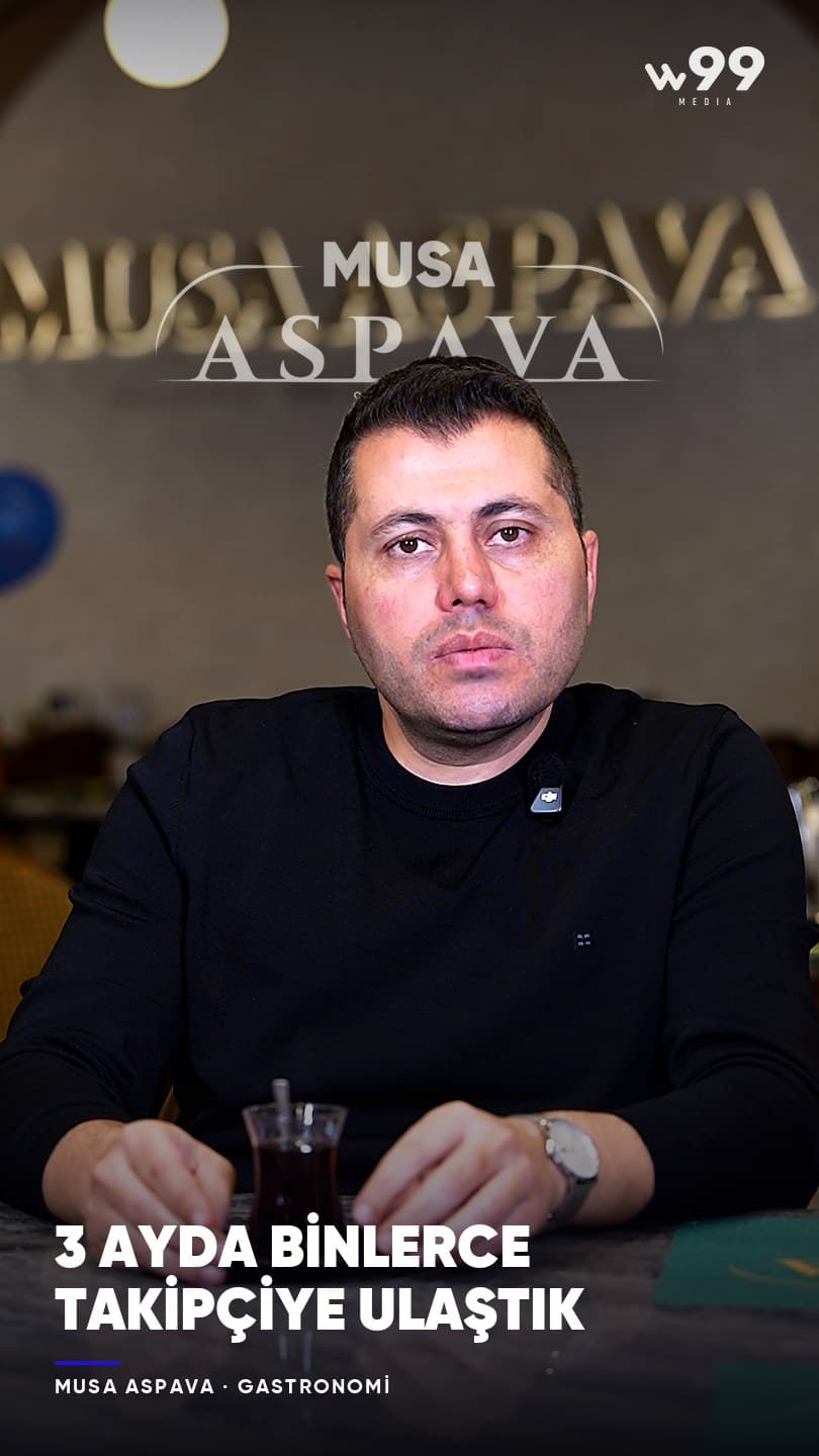 Musa Aspava: “3 ayda organik olarak binlerce takipçiye ulaştık.”